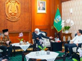 Gubernur Khofifah Sambut Kepala Perwakilan BPN Jatim Bahas PSN Terkait Persoalan Pertanahan