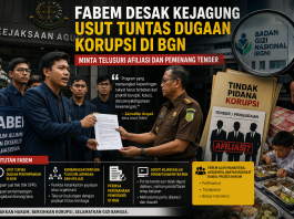 FABEM Desak Kejagung Usut Tuntas Dugaan Korupsi di BGN, Minta Telusuri Afiliasi dan Pemenang Tender