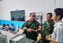 Babinsa Joyotakan Cek SPPG Jelang Dimulainya Memasak Pasca Libur Sekolah